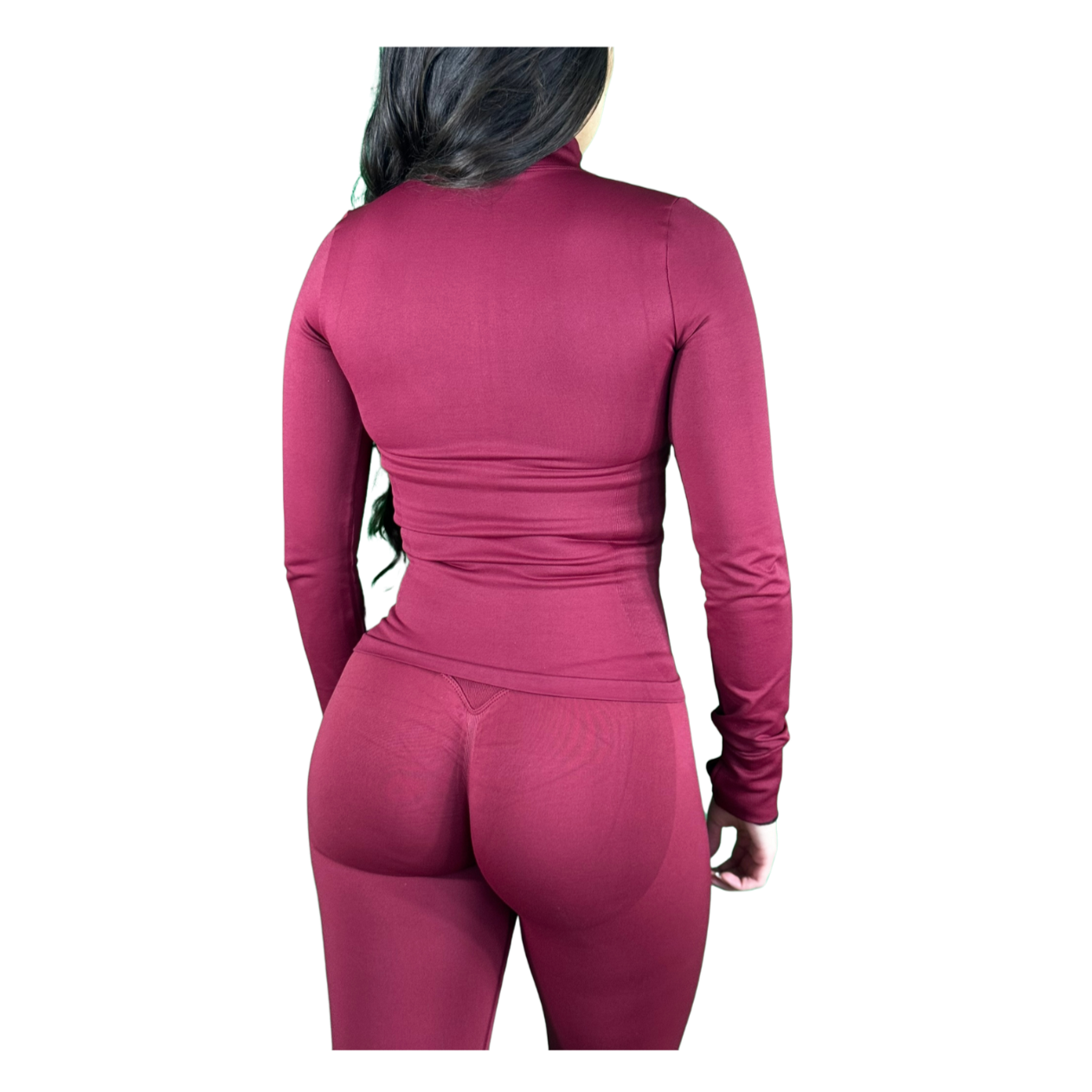 Athena Contour Sweater - Wine